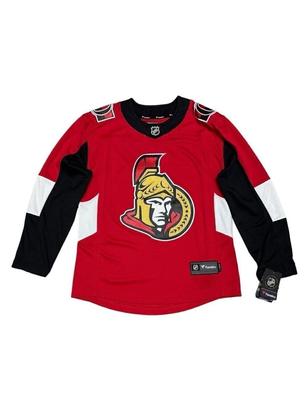 Ottawa Senators Home NHL Fanatics Breakaway Hockey Jersey XS NWT
